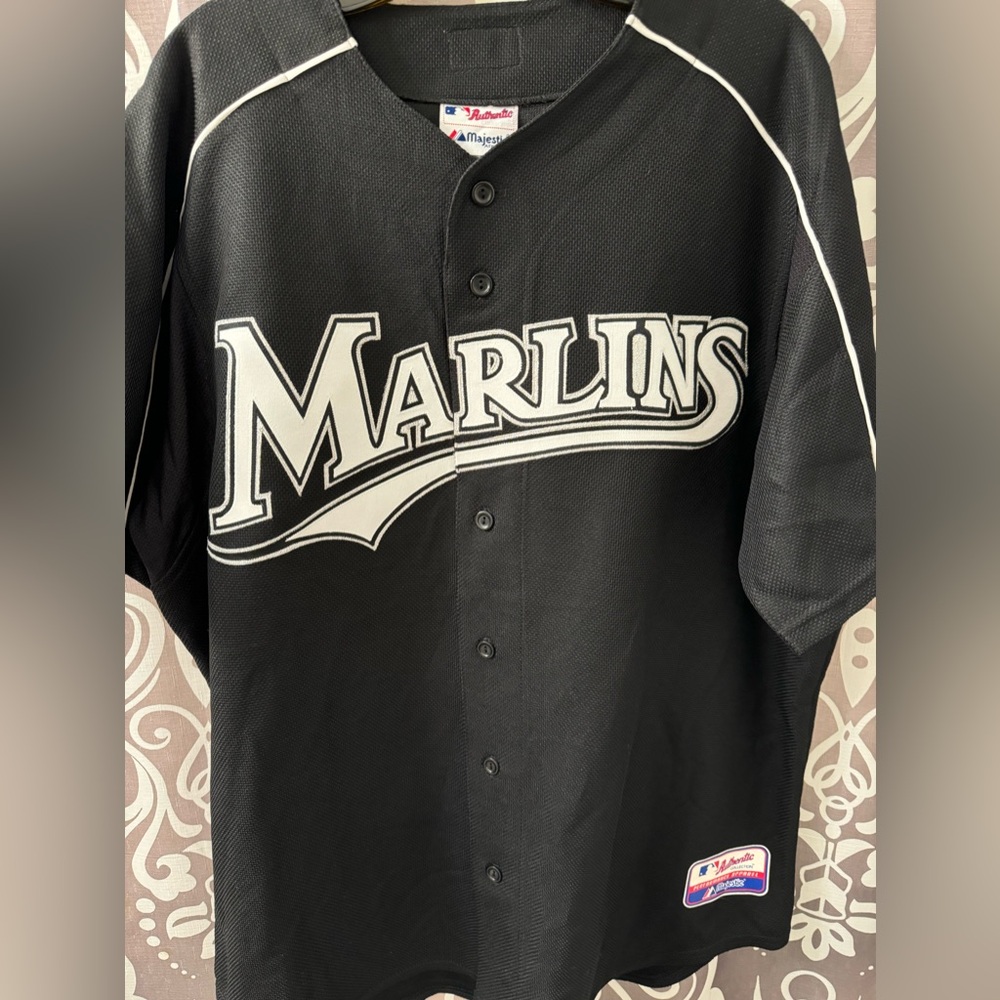 Vintage MBL Marlins Cabrera Jersey